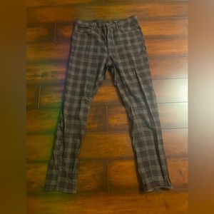 H&M checkered Skinny pants Size 32